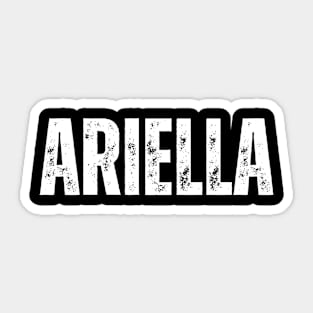 Ariella Name Gift Birthday Holiday Anniversary Sticker